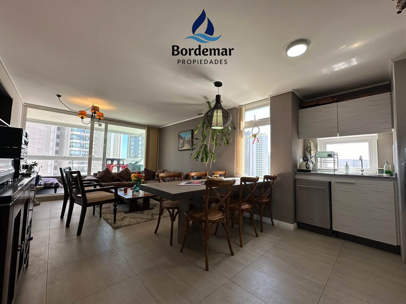 Dpto en Costa de Montemar 3D+2B Terraza con Cierre Vista libre